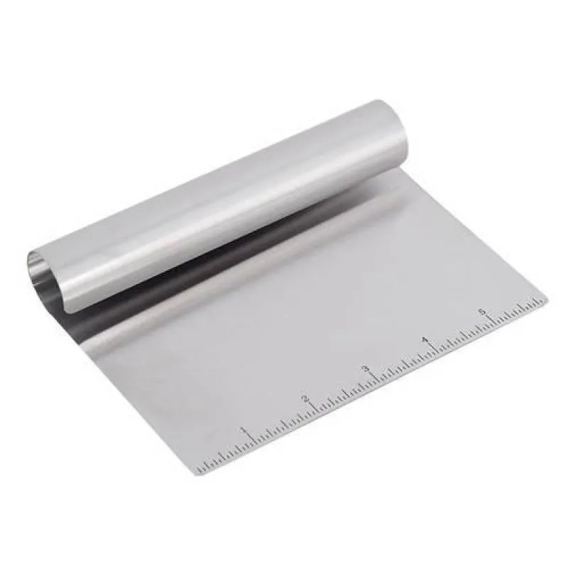 Kit 10 Espatula Cortador Raspador Inox Massas E Legumes Mimo