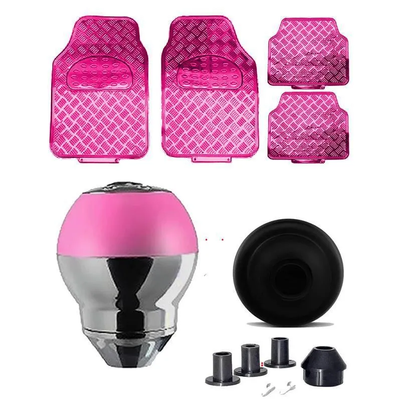 Tapete Rosa Brilho Bola Cambio Rosa Cr Discovery Sport