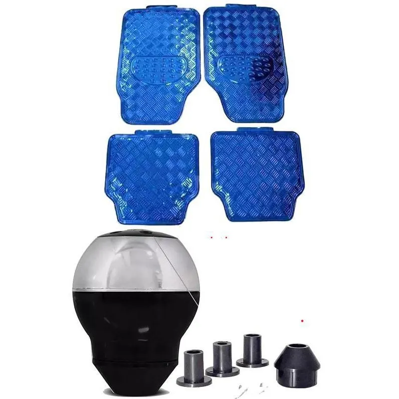 Tapete Azul Brilho Bola Cambio Crom Preta Kia Sportage