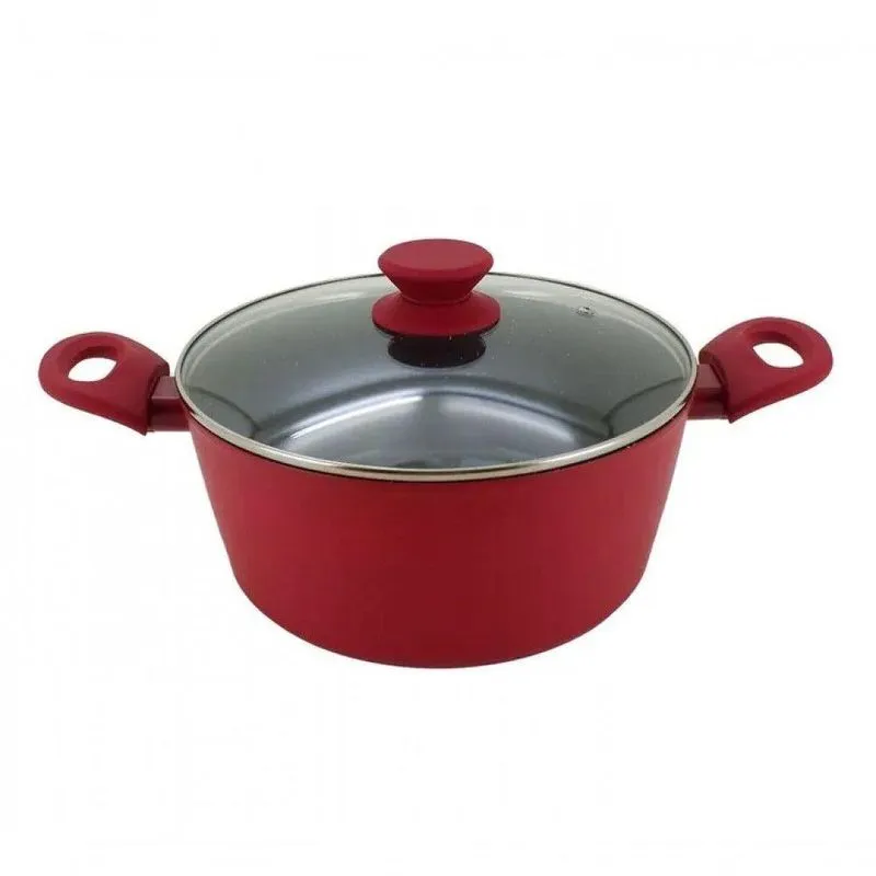 Caçarola Cerâmica Antiaderente Rubi De Indução 20 Cm - Mimo