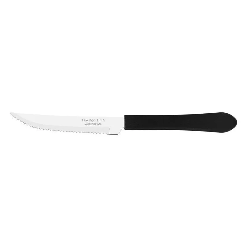 Kit 24 Faca Churrasco Tramontina Leme Inox Preto 4