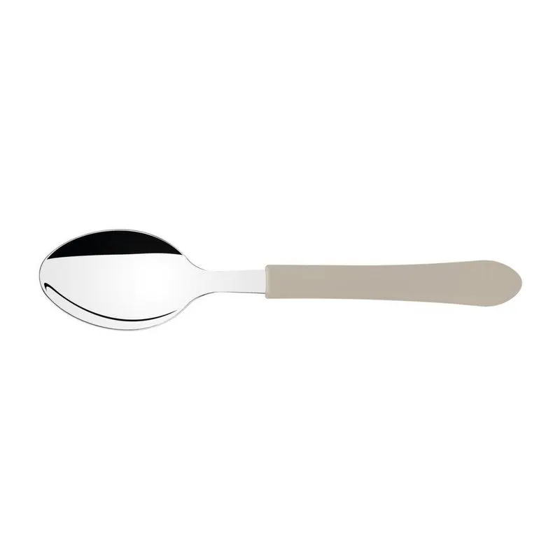 Kit 6 Colher De Mesa Tramontina Leme Inox Cinza