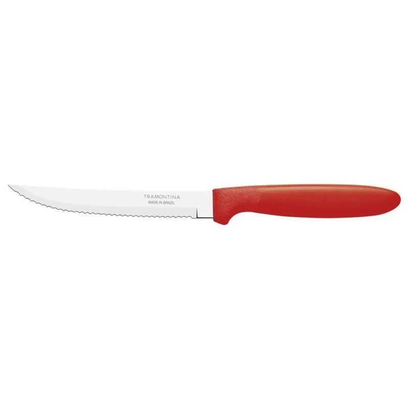 Kit 24 Faca Churrasco Tramontina Ipanema Inox Vermelho 5