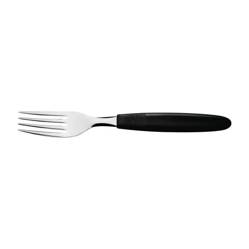 Kit 12 Garfo De Mesa Tramontina Inox Preto