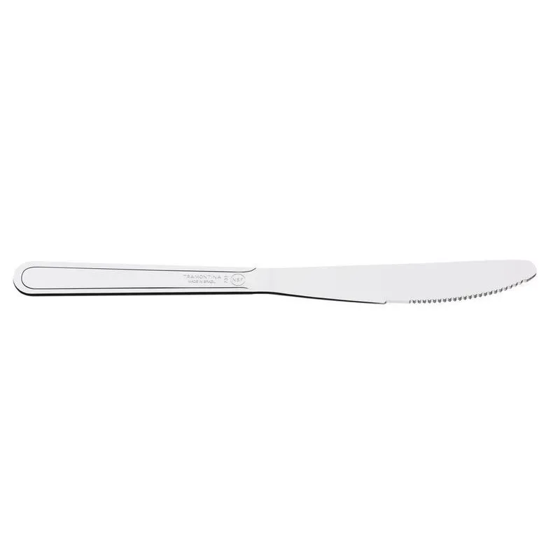 Kit 6 Faca De Mesa Inox Buzios 4"
