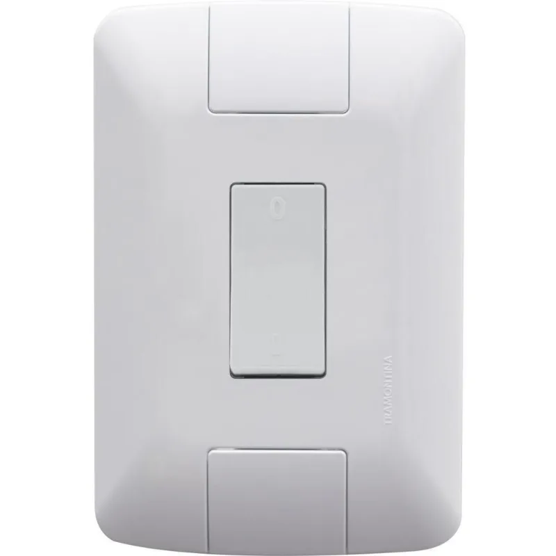 Kit 20 Conjunto 4x2 Com 1 Interruptor Bipolar Tramontina 10a