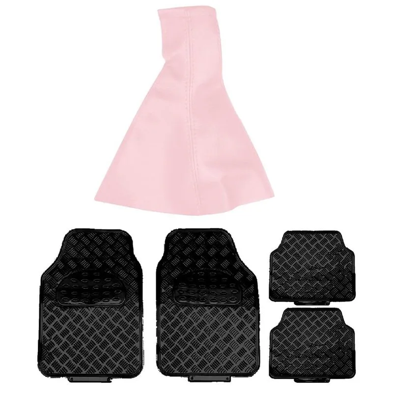 Coifa De Cambio Rosa Tapete Preta Hyundai Azera