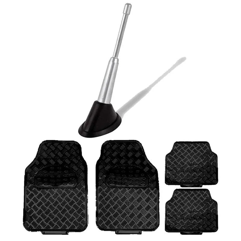 Antena Decorativa Curta Crom Tapete Prt Vw Fusca