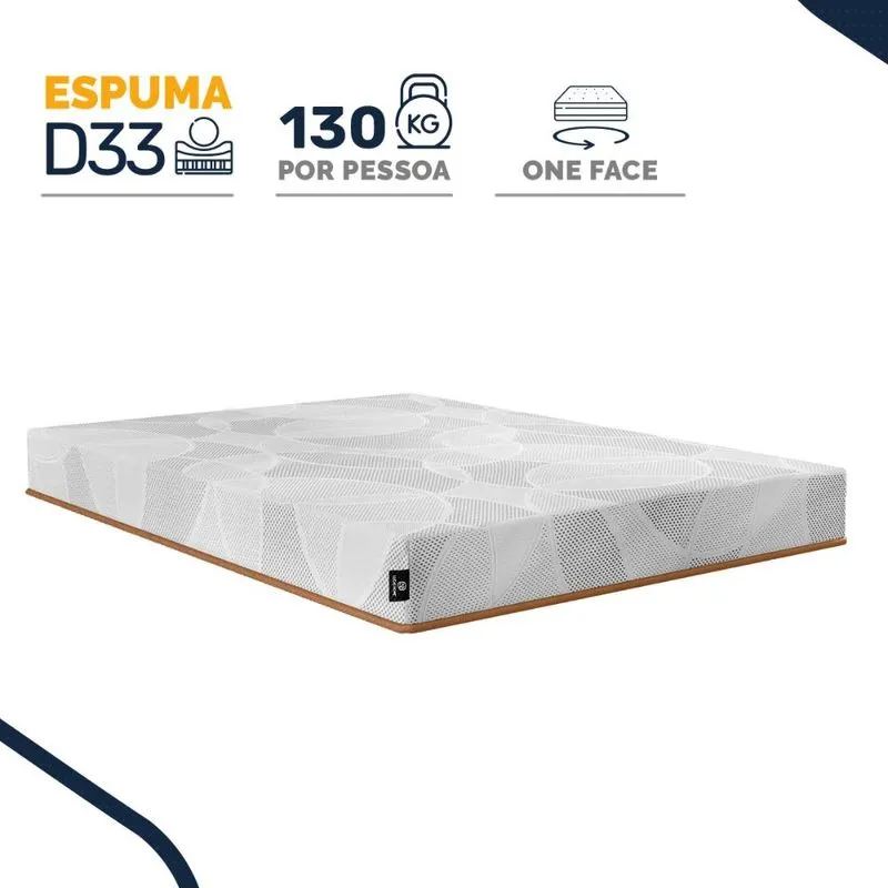 Colchão de Espuma D33 Enrolado Sonno Full - Umaflex Casal 138cm