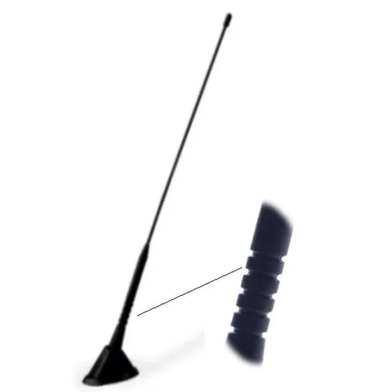 Antena Haste Longa 48cm Preta Mini Cooper