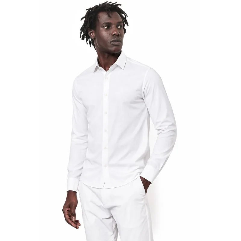 Camisa Manga Longa Twill Tech Branco - GG