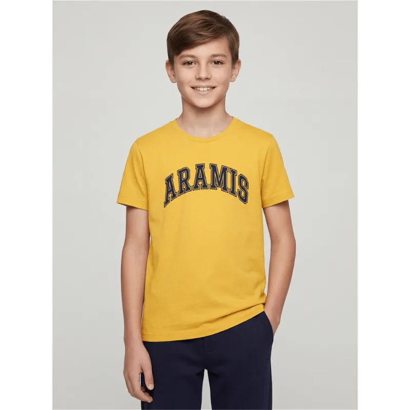 Camiseta Infantil Estampa College Amarelo - 6