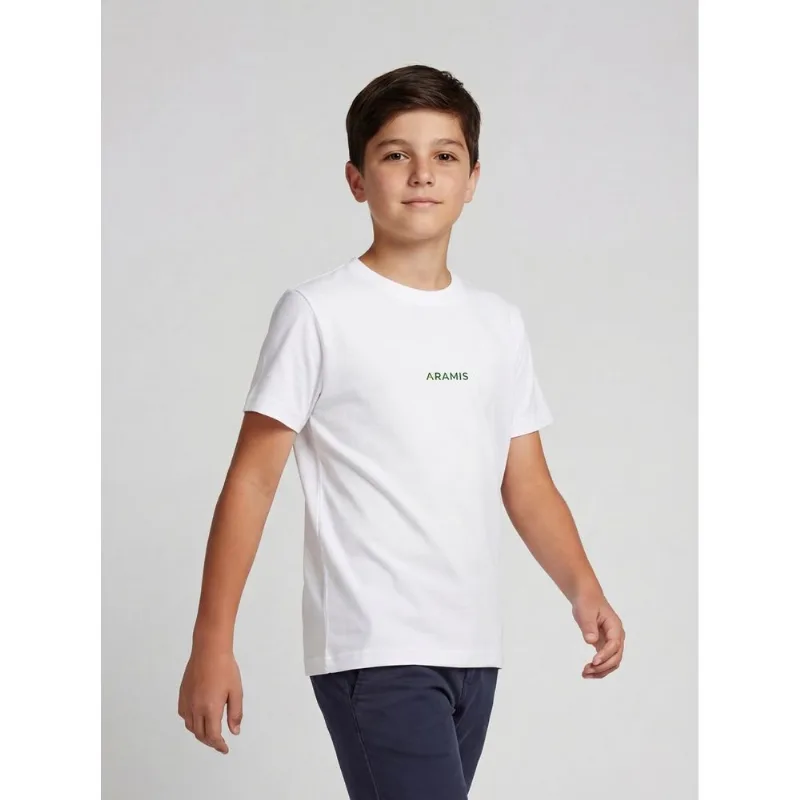 Camiseta Básica Infantil Aramis Off White - 6