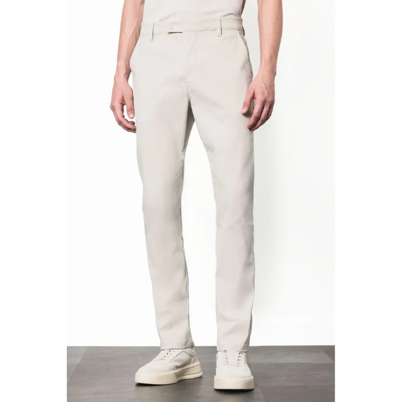 Calça Chino Elastic Cinza Claro - 46