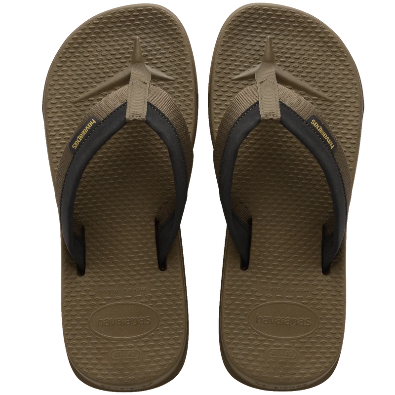 Chinelo Havaianas Track Plus Verde Marlom / 41/42 - Havaianas