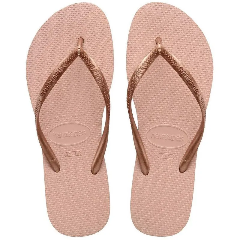 Chinelo Havaianas Slim Infantil 25/26 / Rosa Ballet