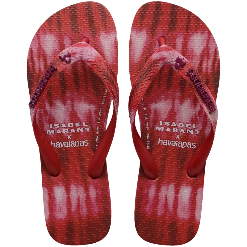 Chinelo Havaianas Top Isabel Marant Vermelho Hibisco / 43/44 - Havaianas