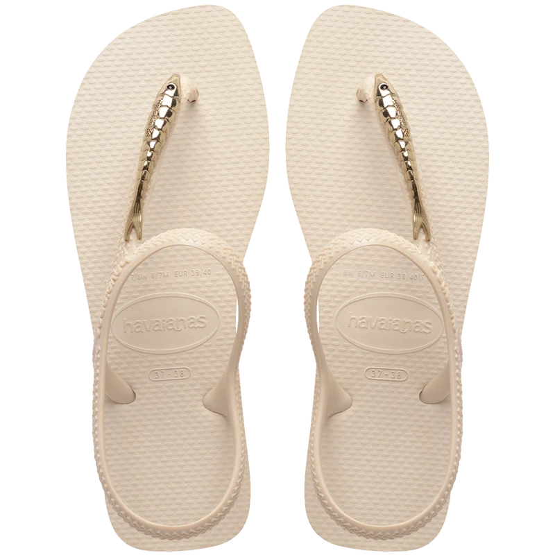 Rasteirinha Havaianas Flash Urban Mar Bege Palha / 41/42 - Havaianas