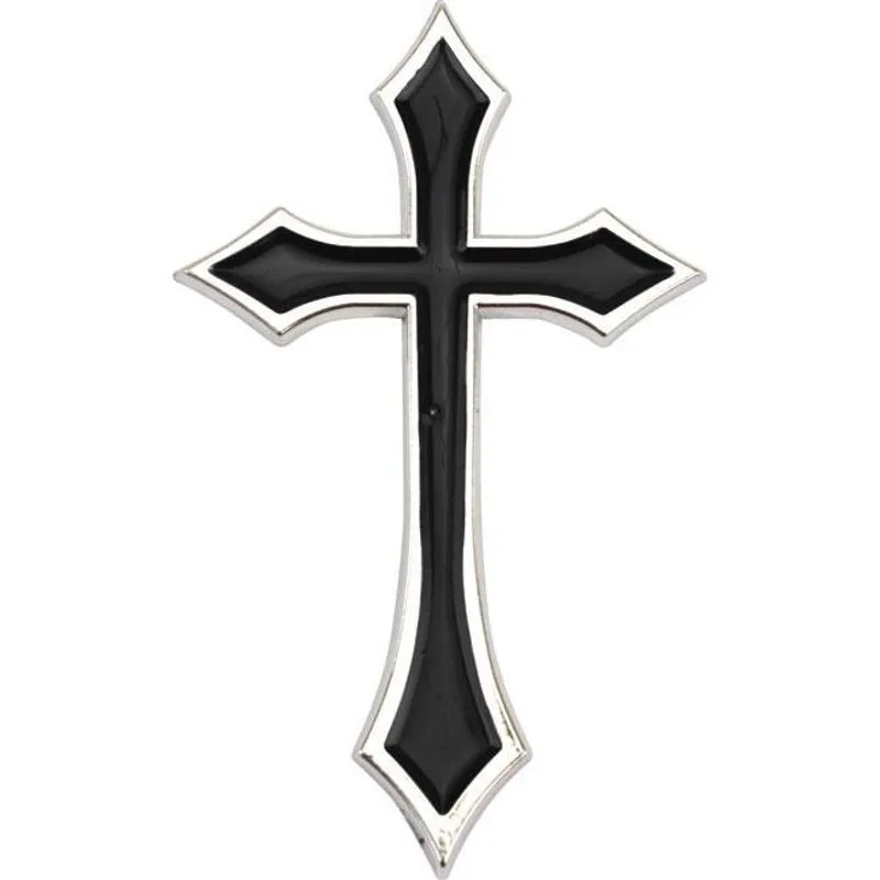Emblema Cruz Crom Preta Mini Clubman