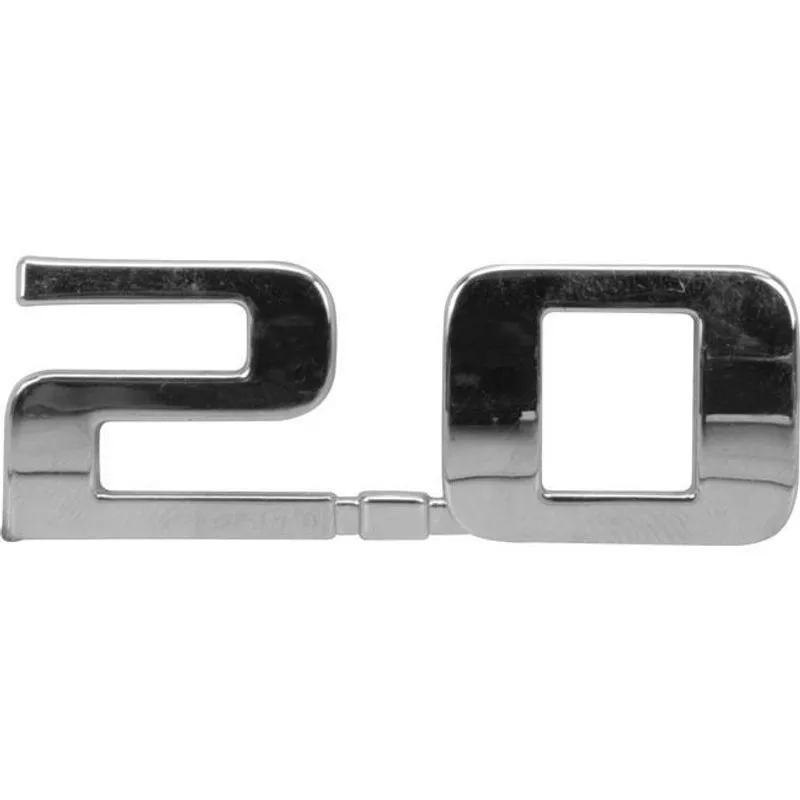 Emblema 2.0 Linha Gm 2013 Cromado