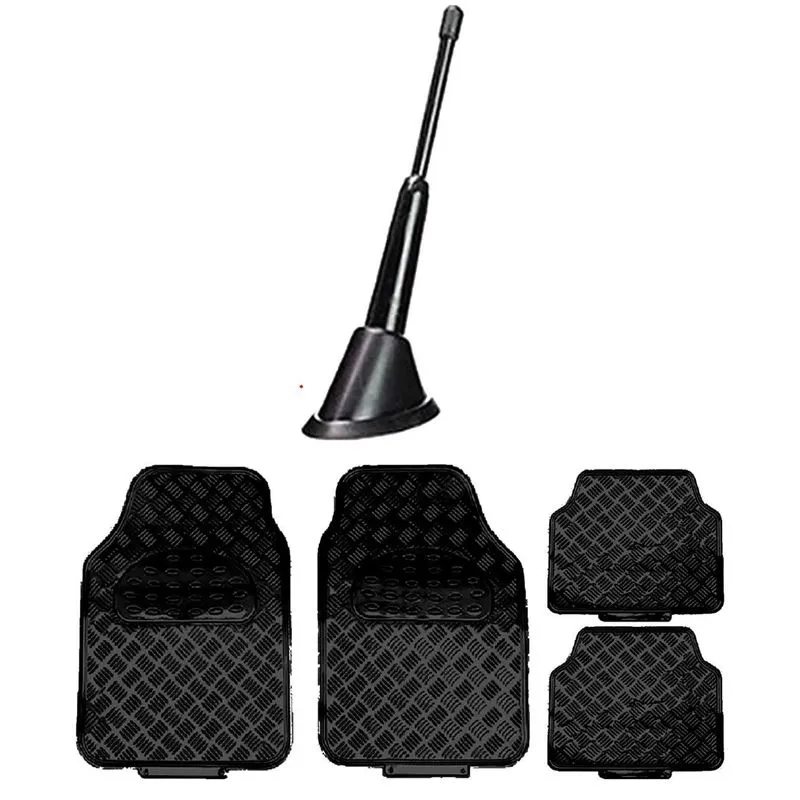 Antena Dec Curta Preta Tapete Prt Golf 1.6 Mi Total Flex 8v