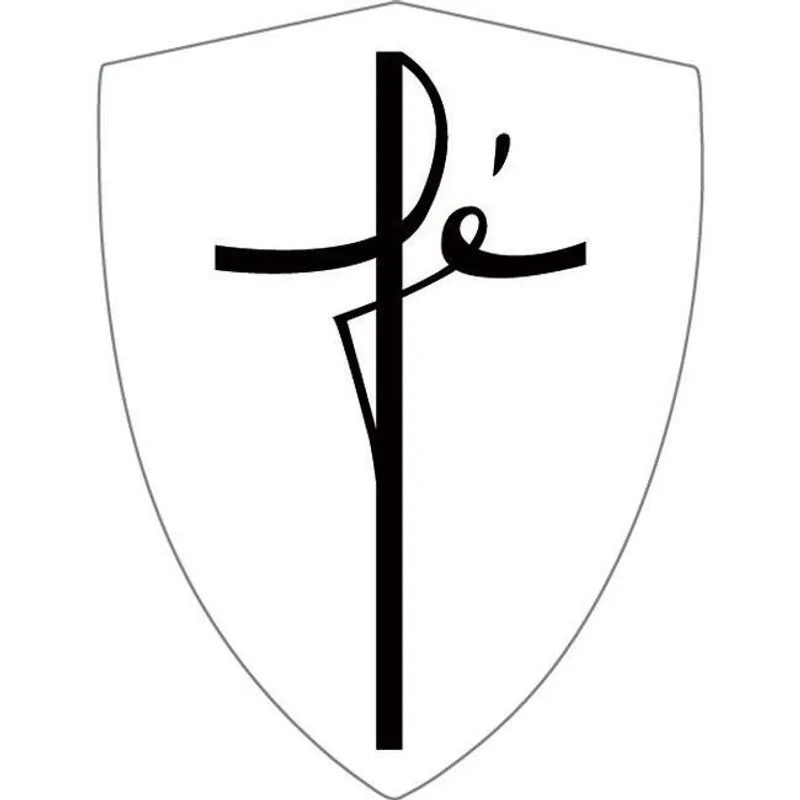 Emblema Escudo Fe Branco Mini Clubman