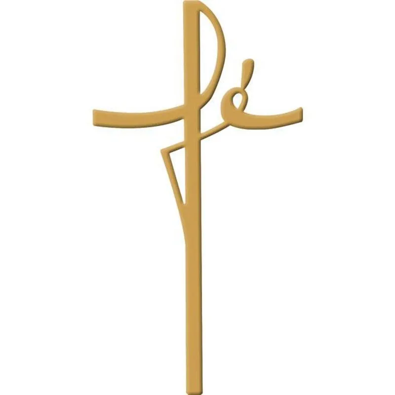 Emblema Fe 70mm Dourado Voyage Trendline 1.0