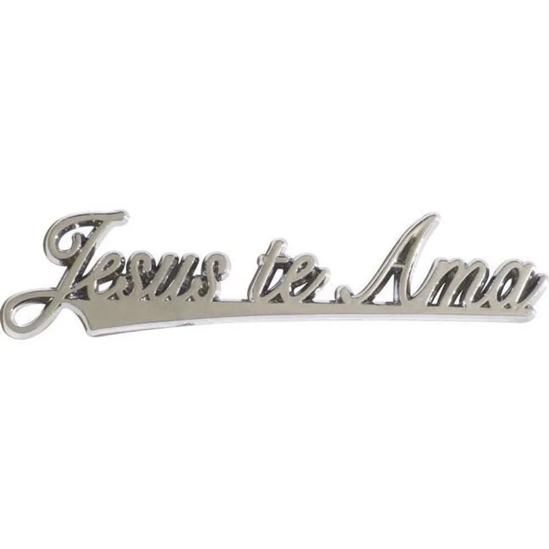 Emblema Jesus Te Ama Crom Honda Hr-v