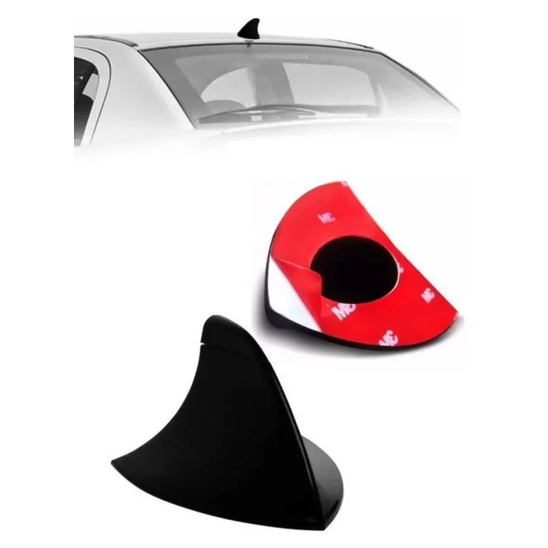 Antena Shark Preta Premium Ssangyong Istana