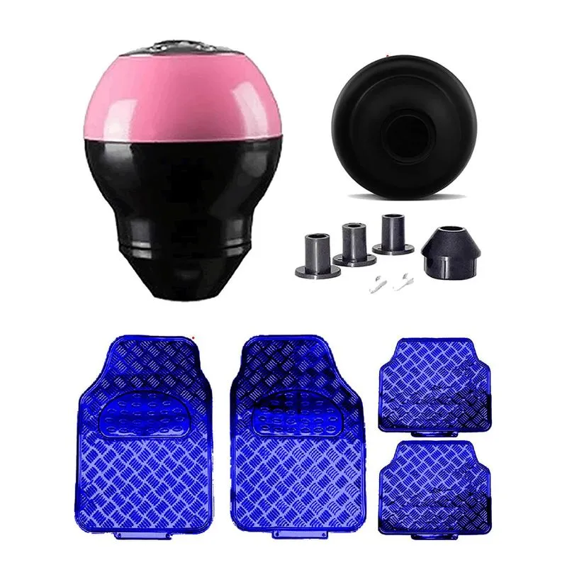 Tapete Azul Brilho Bola Cambio Rosa Preta Touareg 3.2 24v