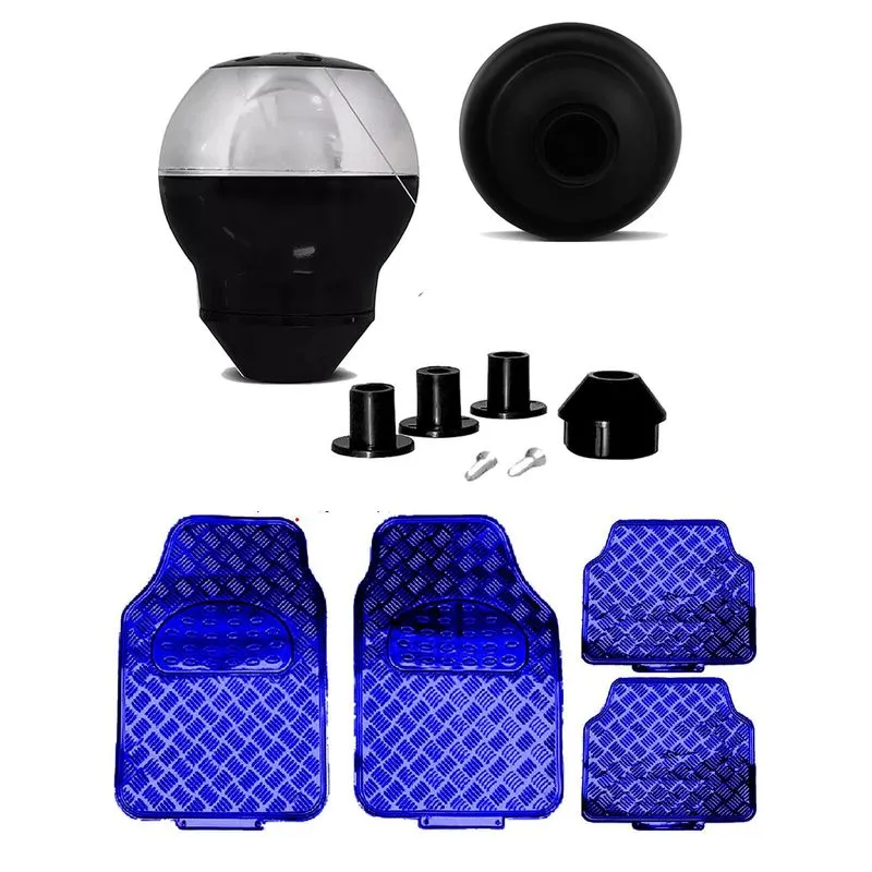 Tapete Azul Brilho Bola Cambio Crom Preta Suzuki Sidekick