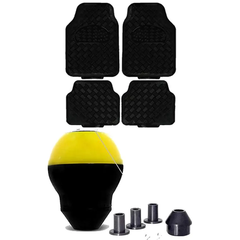 Tapete Preto Brilho Bola Cambio Amarela Nissan Kicks