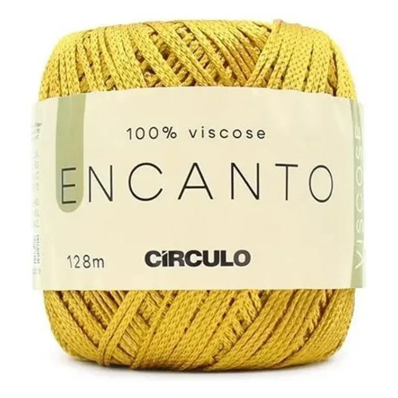 Linha Fio Encanto Para Croche 128m Ci 1013- Capim Dourado