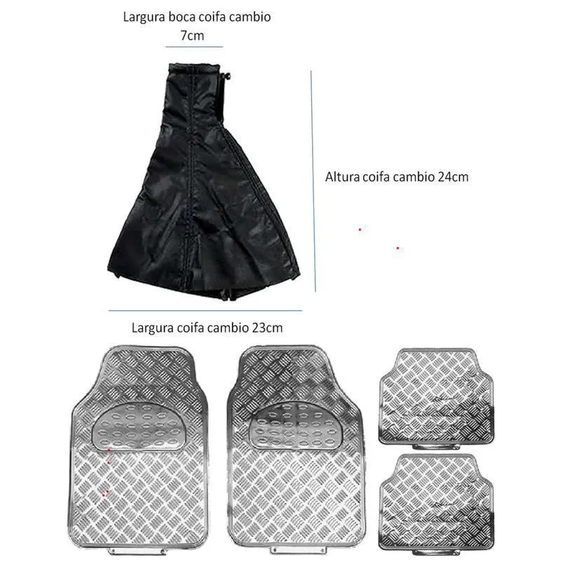 Coifa Cambio Preta Tapete Crom Fox Pepper 1.6 Flex 16v 5p