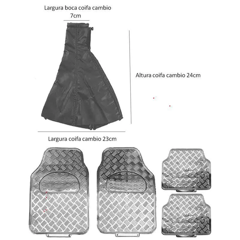 Coifa Cambio Cinza Tapete Crom Pointer 1.8 / Cli