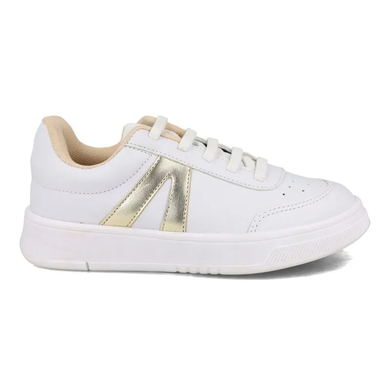 Tênis M Shuz Kids Light Branco Ouro 36