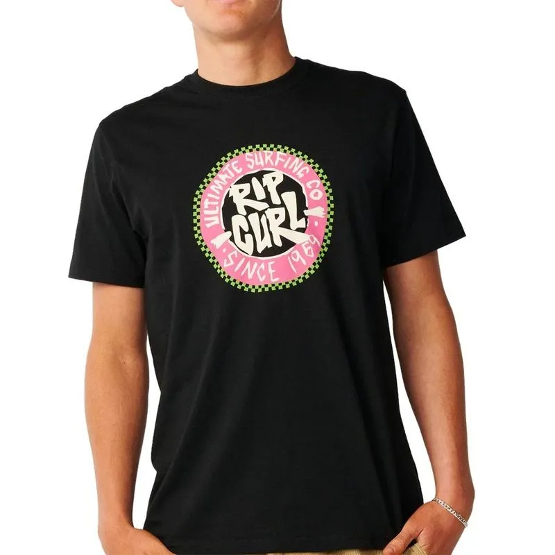 Camiseta Rip Curl Streamline Circle Logo SM27 Preto GG / preto