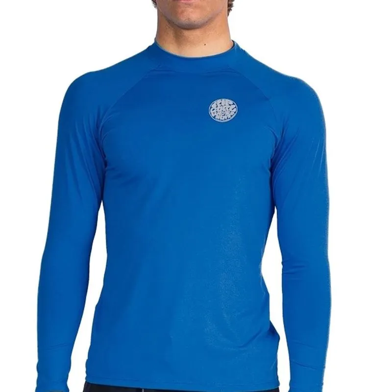 Camiseta Rip Curl Manga Longa Icons Surf UV WT26 Royal Blue M / azul