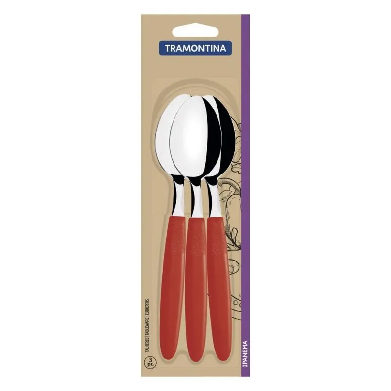 Kit 6 Unidades Conjunto de Colheres de Mesa Tramontina