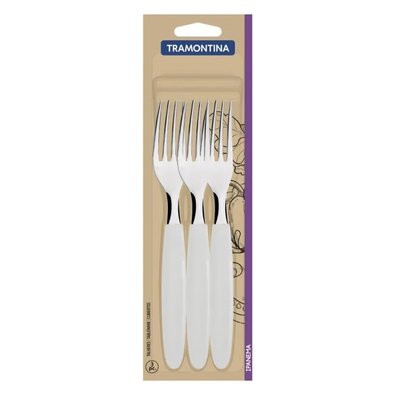 Kit 2 Unidades Conjunto de Garfos de Mesa Tramontina Ipanema