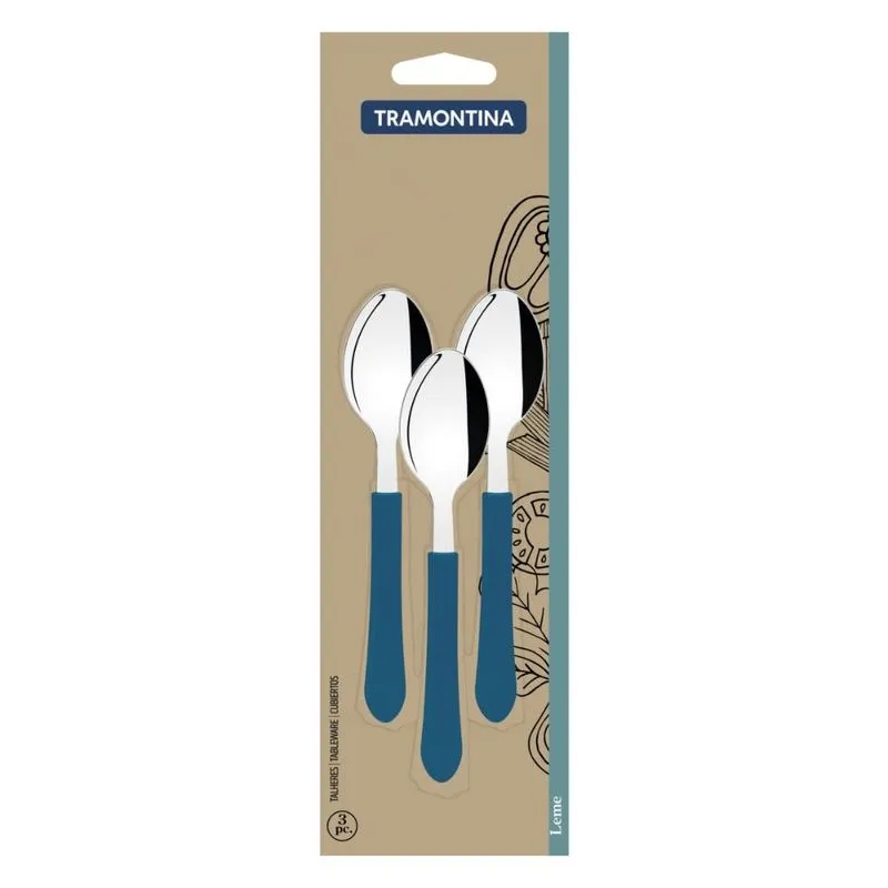 Kit 36 Unidades Conjunto de Colheres de Cha Tramontina Leme