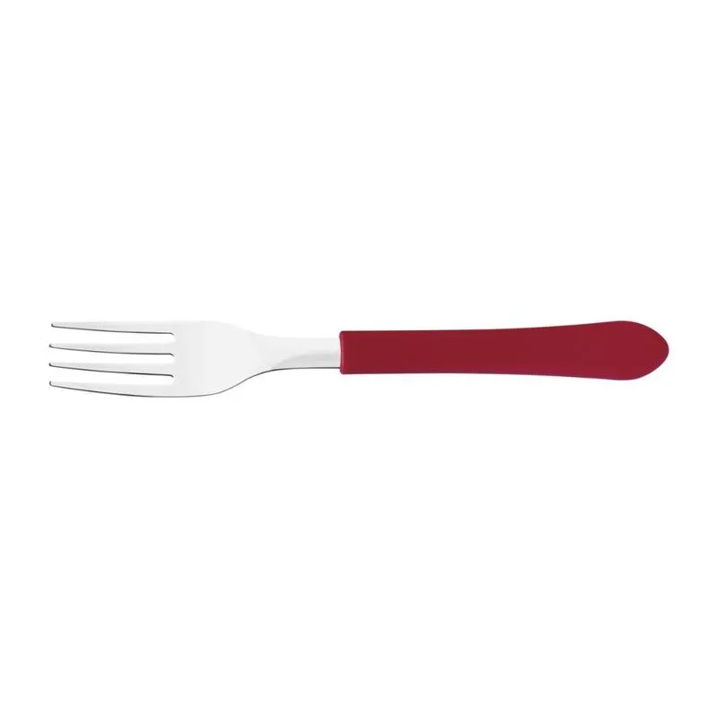 Kit 4 Garfos de Mesa Tramontina Leme com Lamina em Aço Inox