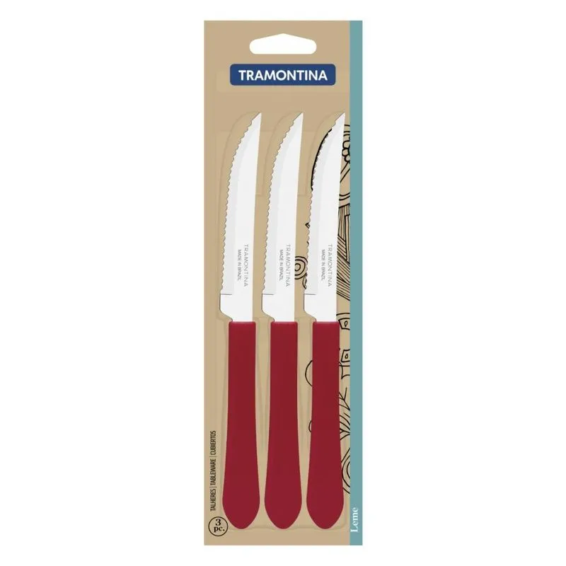Kit 6 Unidades Conjunto de Facas para Churrasco Tramontina