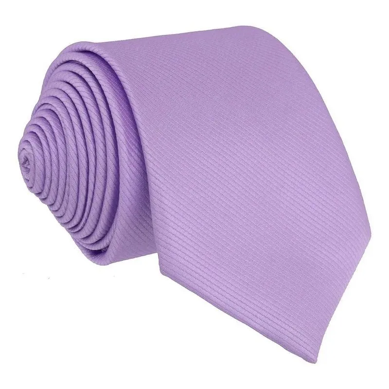 Gravata Tradicional Masculina Premium Várias Cor Lilás-lavan