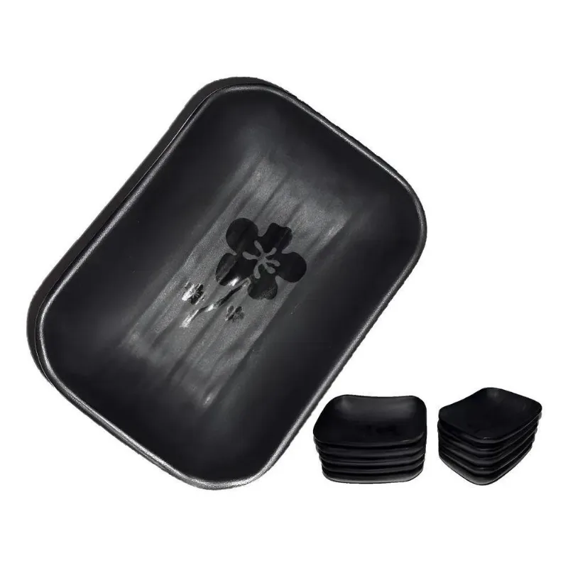 Kit 20 Molheiras Melamina Japonesa Porta Shoyu Molhos 50ml C