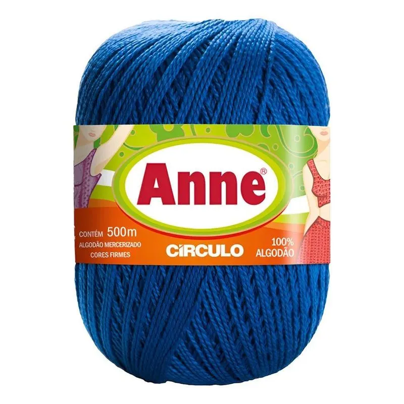 Fio Anne 500m Novelo Tricô Crochê Da Circulo - Escolha A Cor