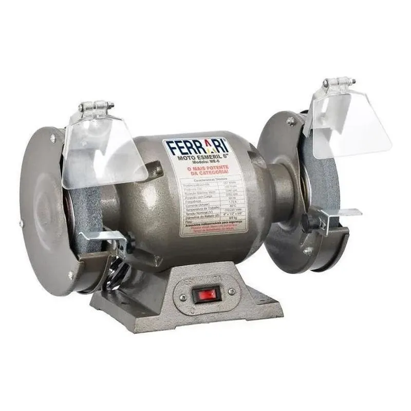 Moto Esmeril De Bancada 6 Pol. 360w Ferrari Me-6