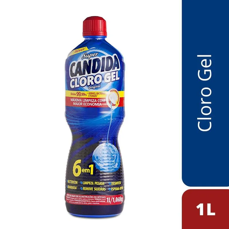 Cloro Gel Super Candida 1L