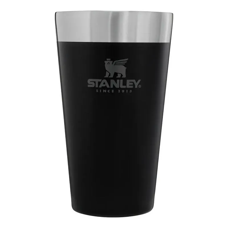 Copo Térmico De Cerveja Sem Tampa 473ml - Sta Preto