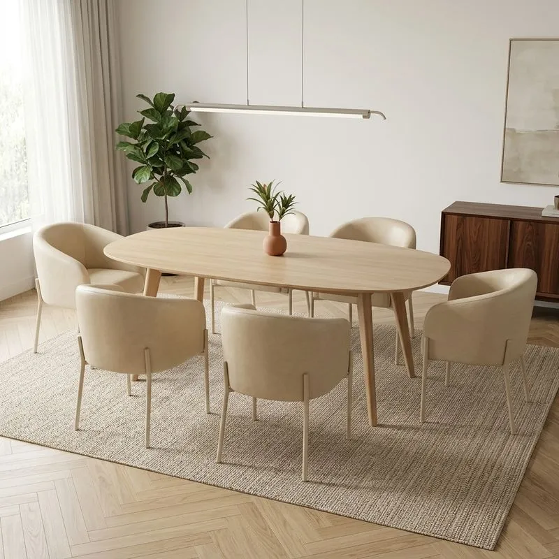 Cadeira Para Sala de jantar Kit 6 Arielle Base Tubo Champanhe Sintetico PU D03 - D'Rossi Whisky